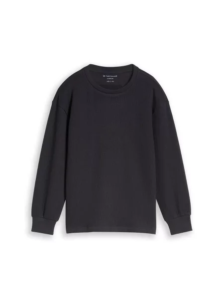 TOM TAILOR Tricou metalic gri