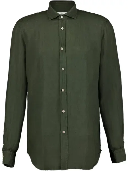 Cămașă Boglioli de in verde
