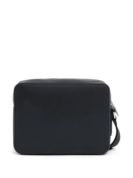Geantă Lacoste din piele negru