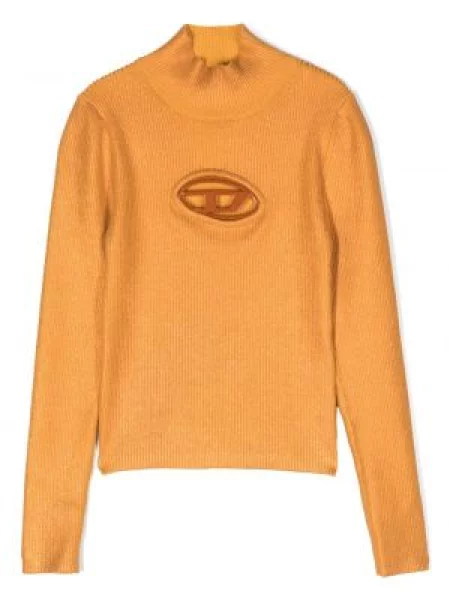 Sweter Diesel pomarańczowy