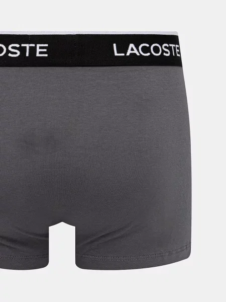 Lacoste testhezálló boxeralsó férfi elasztánnal csomag fekete