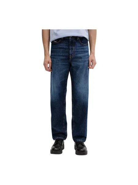 Diesel jeansy regular D-MACS niebieskie