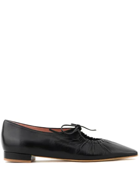 Balerini Paul Warmer din piele negru