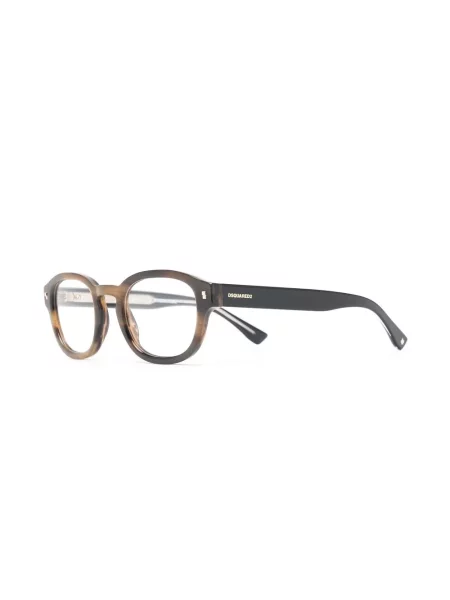 Raštuotos saulės akiniai Dsquared2 Eyewear ruda