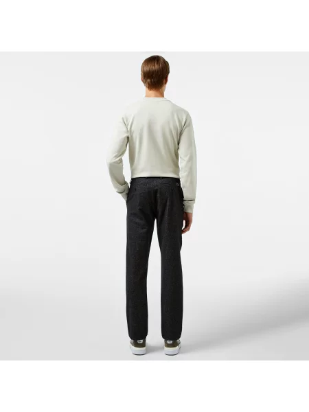 Зауженные брюки Lacoste черные