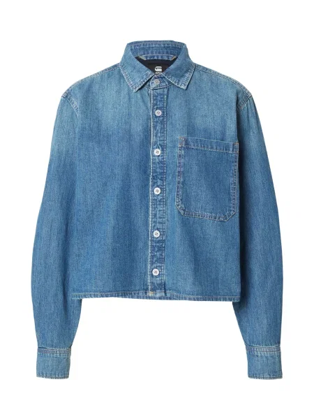 G-STAR Bluză denim albastru