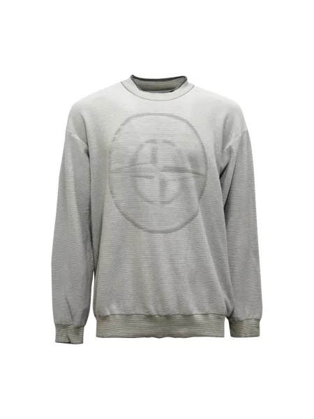 Sweter Stone Island z kamieniami szary