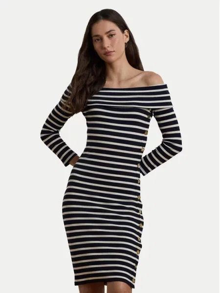 LAUREN RALPH LAUREN Každodenní šaty Tmavomodrá
