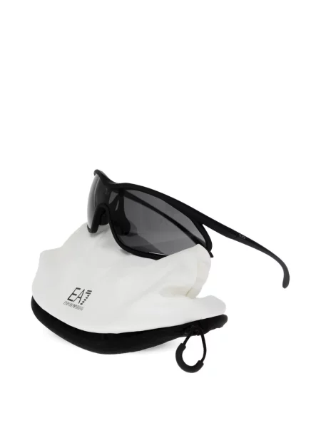 Ochelari de soare Ea7 Emporio Armani cu imprimeu geometric negru