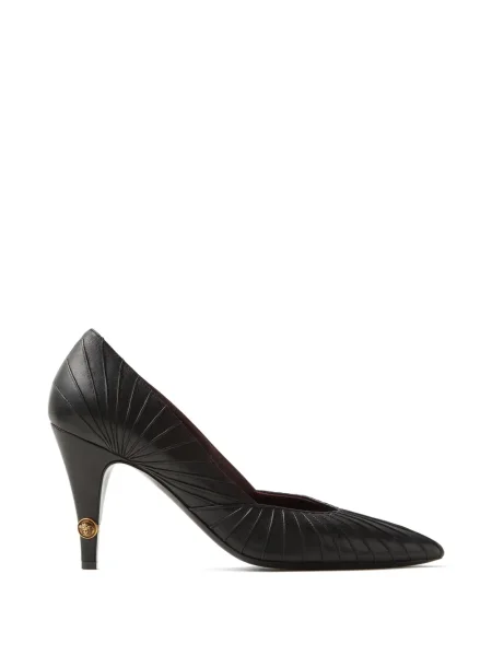 Pantofi cu toc Versace din piele negru