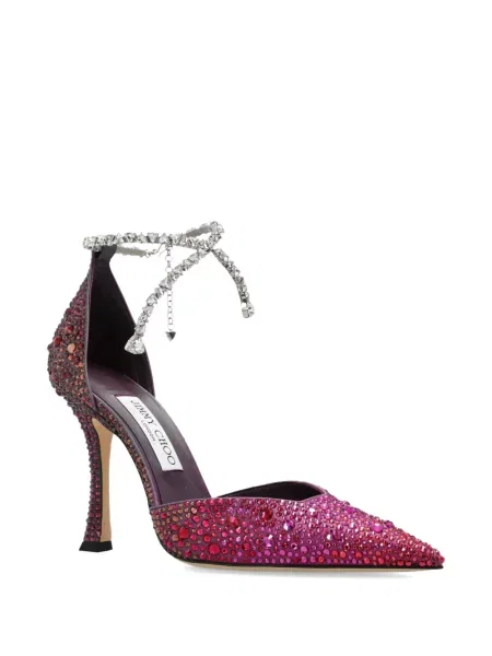 Pantofi cu toc Jimmy Choo violet