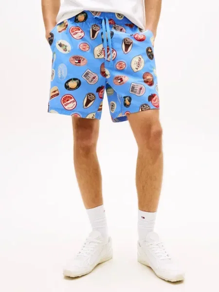 Tommy Jeans Pantaloni scurți Steve albastru