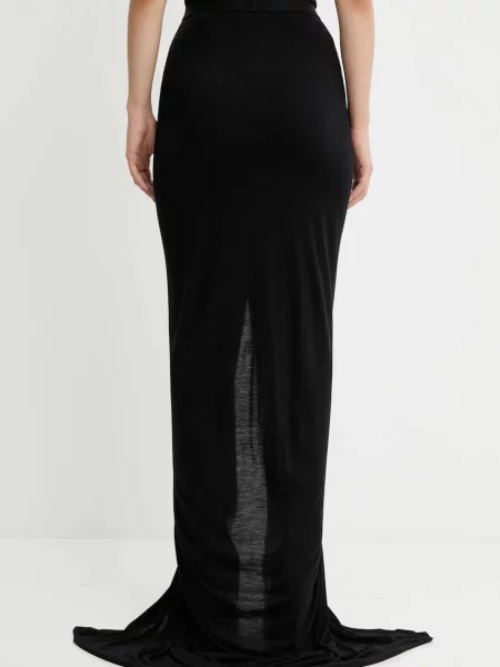 Юбка макси Rick Owens Lilies черная