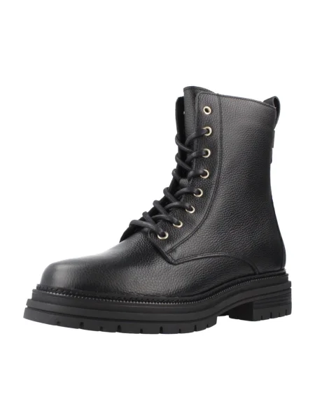 Tommy Hilfiger De piele botine negru