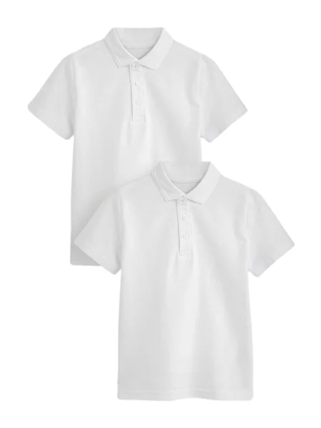 Next Tricou Coolmax' alb