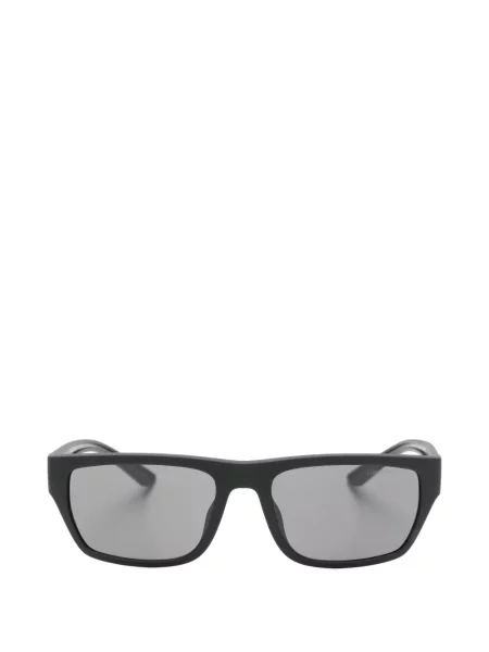 Ochelari de soare dreptunghiulari Emporio Armani negru