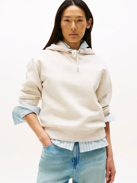 Mikina Tommy Hilfiger béžová