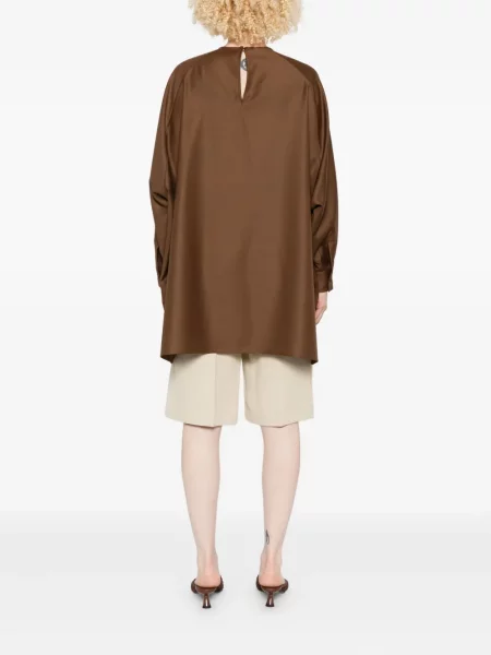 Odgovarati mini haljina Gianluca Capannolo smeđa