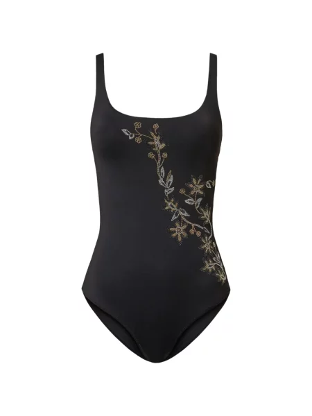 Gėlėtas maudymosi kostiumėlis Twinset juoda