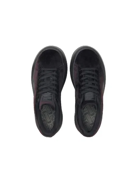 Pantofi Puma din piele de căprioară negru