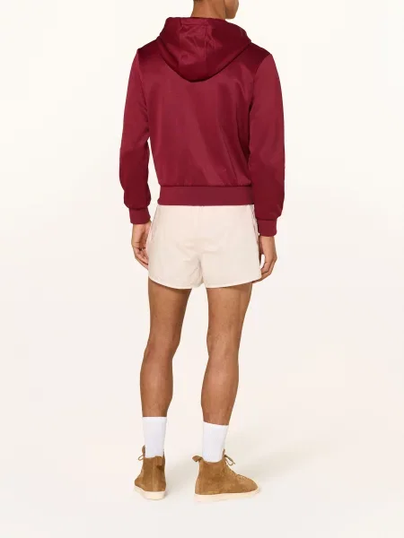 Adidas Originals bluza x Wales Bonner Track Track z kapturem gładka czerwony