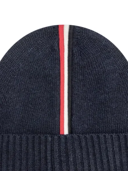 Czapka dziecięca Moncler Enfant niebieska