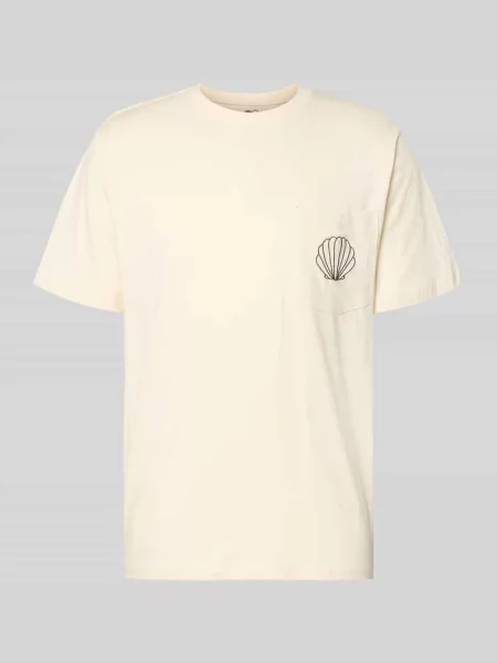 T-shirt z brustaszą i haftem model ‚Ilfracombe’ Boardies