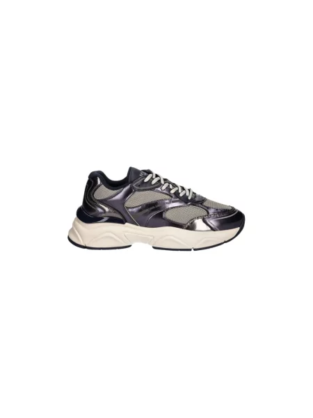 Sneakersy Karl Lagerfeld skórzane niebieskie