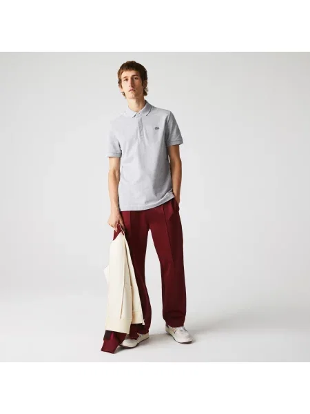 Поло Lacoste серое