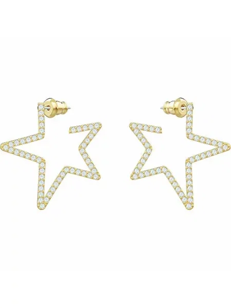 Kolczyki Swarovski żółte