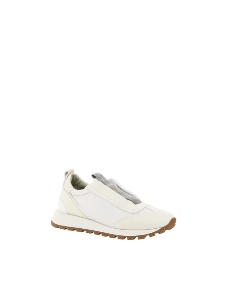 Sneakersy Brunello Cucinelli białe