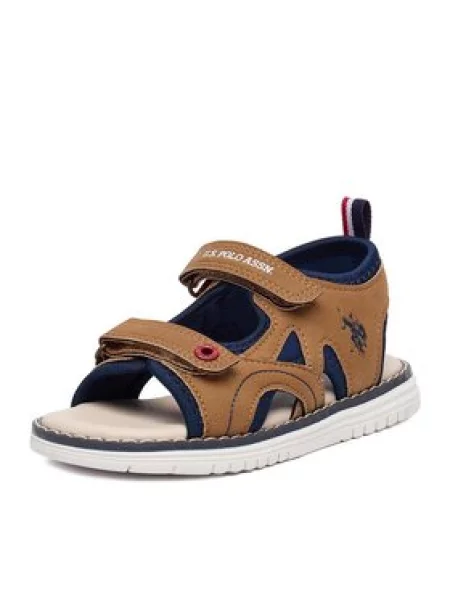 Polo majica Us Polo Assn smeđa