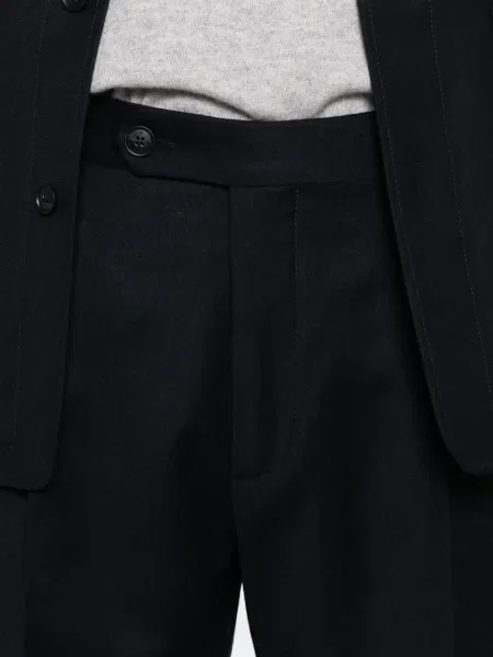 Pantaloni Manuel Ritz de flanelă albastru