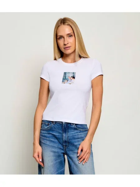 Hugo Blue Tricou alb