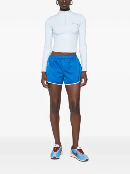 Top Sporty & Rich cu imagine albastru