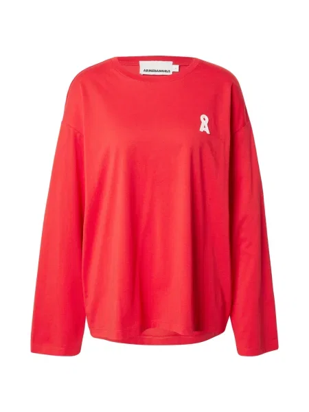ARMEDANGELS Tričko FIETAA' červená