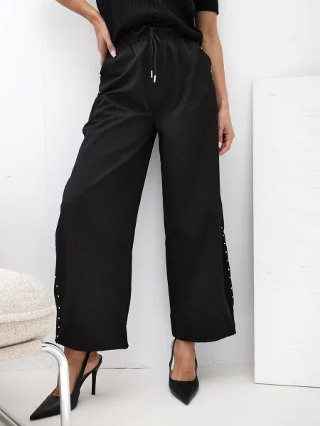 Hlače Italy Moda crna