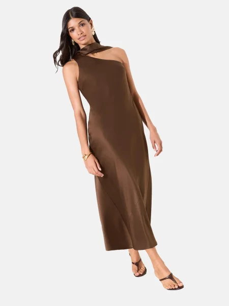 Friends Like These Rochie de seară ciocolatiu