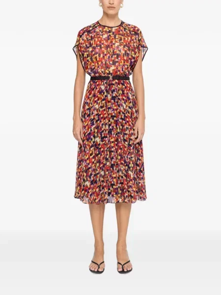 Rochie midi Nissa roșu