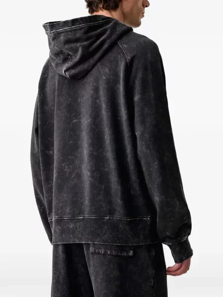 Суичър с качулка Karl Lagerfeld Jeans черно