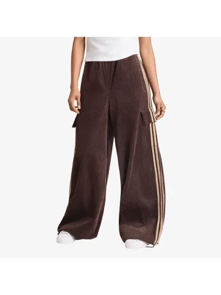 Потници adidas Corduroy 3S Cargo Pants Aurora Coffee/ Khaki Six S кафяво
