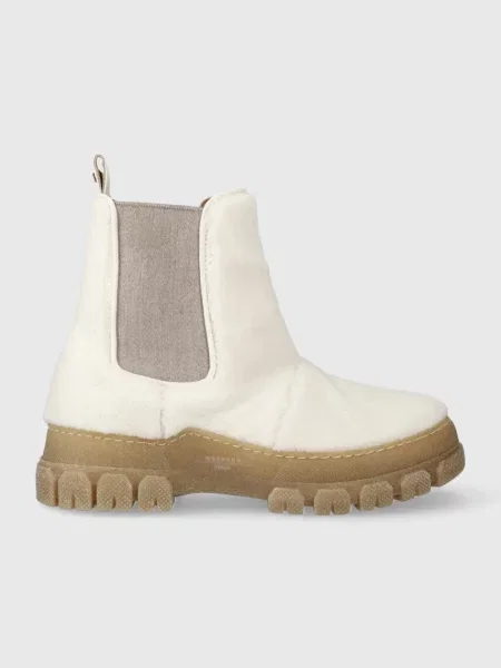 Weekend Max Mara cizme Muschio cu platforma bej