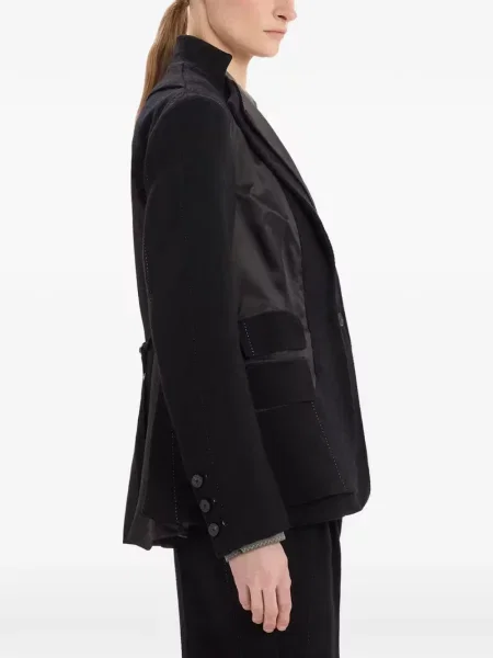Sacou High cu rever negru