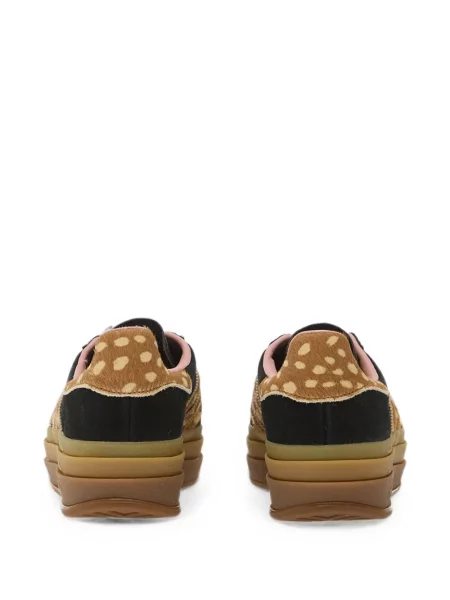 Sneakers Adidas Gazelle με λεοπαρ μοτιβο γκρι