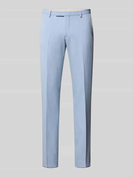 Spodnie garniturowe w kroju slim fit ze strukturalnym wzorem Mcneal