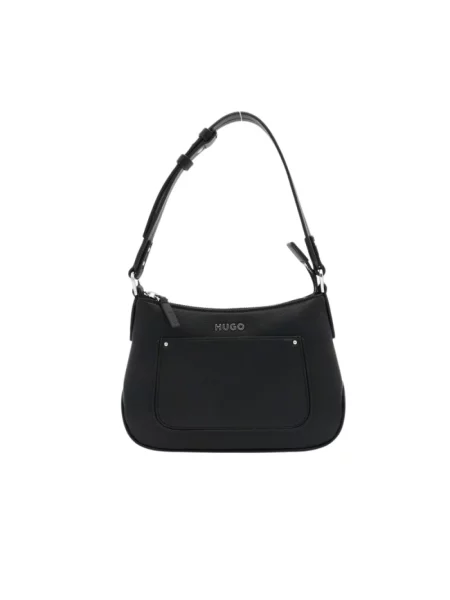 Torba crossbody Hugo skórzana czarna