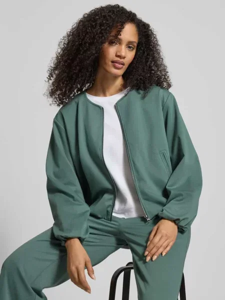 Kurtka o kroju slim fit z dodatkiem model ‘Nanni’ Free/quent zielona