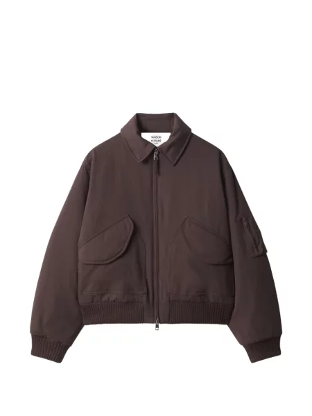 Geacă bomber Maison Kitsune maro