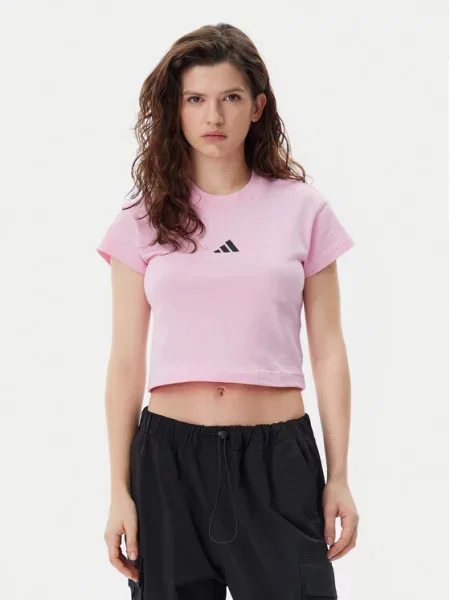 T-Shirt adidas ροζ