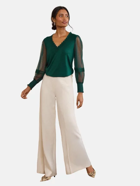Love & roses Tricou pin verde